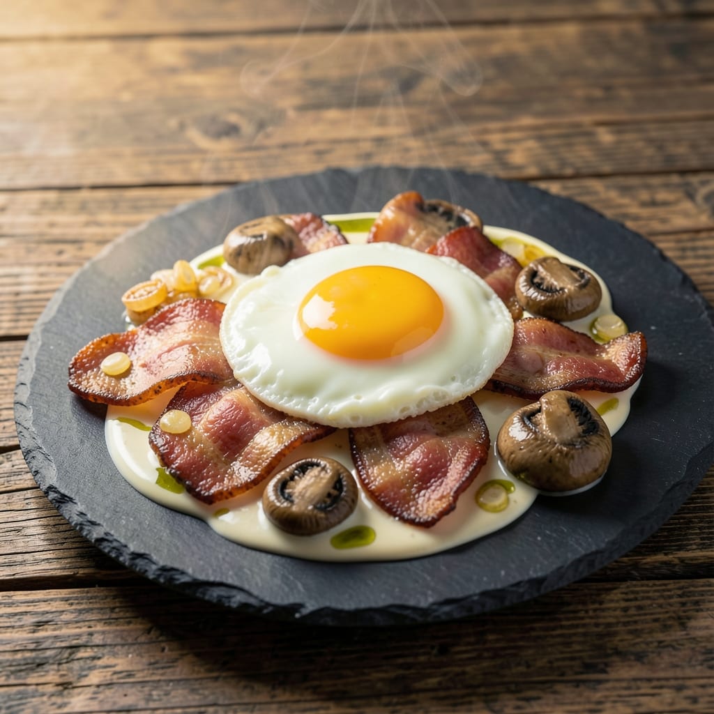 Egg Bacon Mushroom Breakfast Recipe: Savory Scramble with Crispy Edges and Smoky Depth