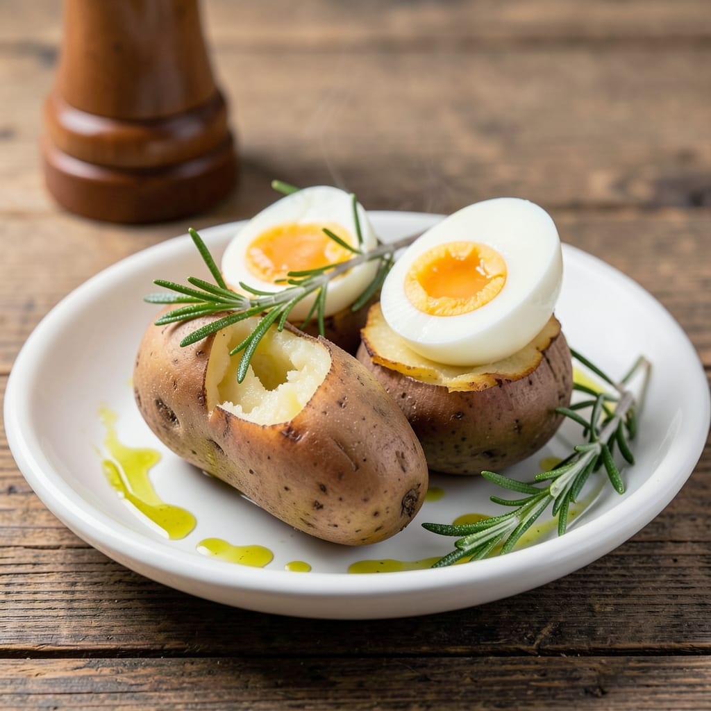 Boiled Egg and Potato Recipe: Crispy-Skin, Creamy-Center Comfort