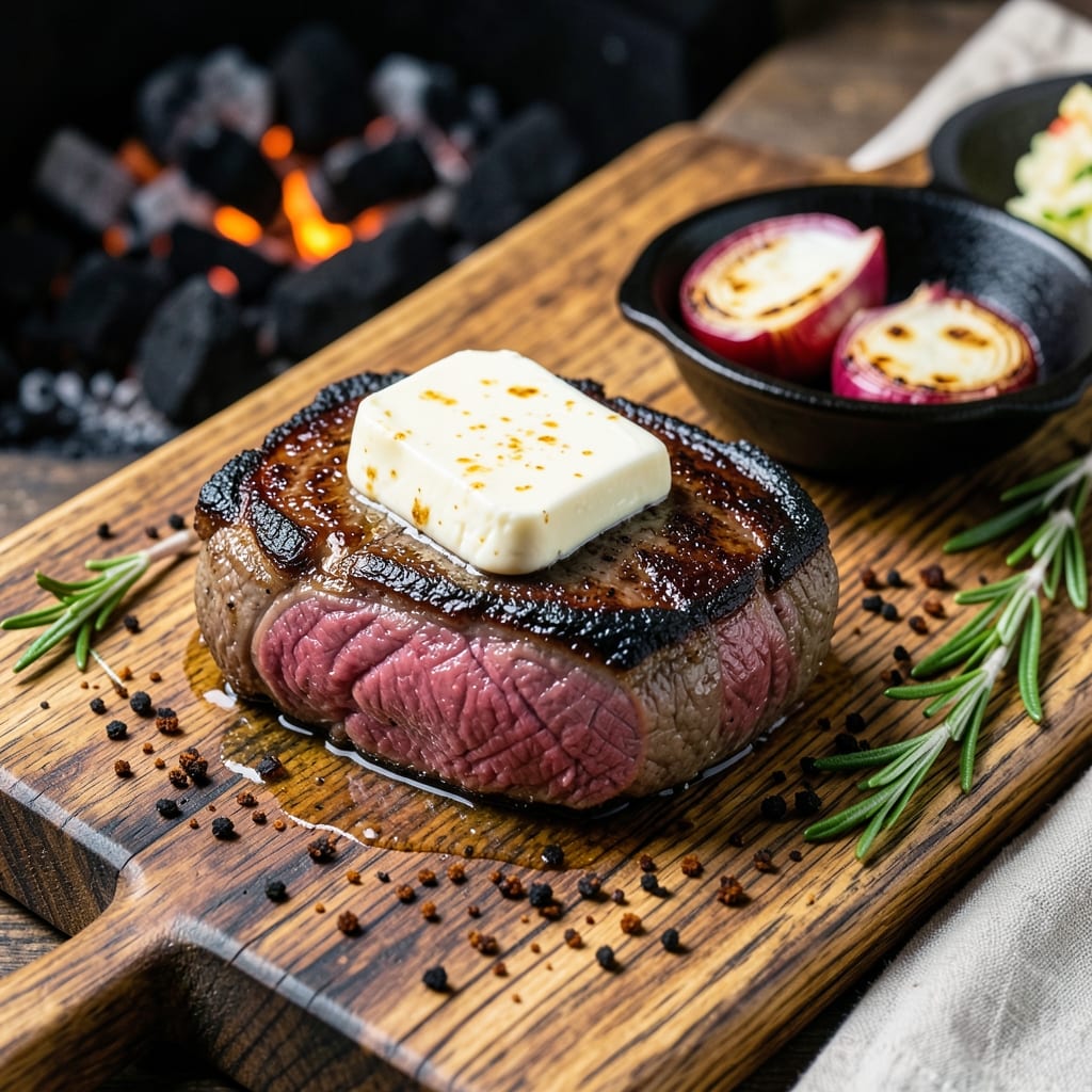 Big Green Egg Rib Eye Steak Recipe: Smoky Charcoal-Grilled Crust and Juicy Core