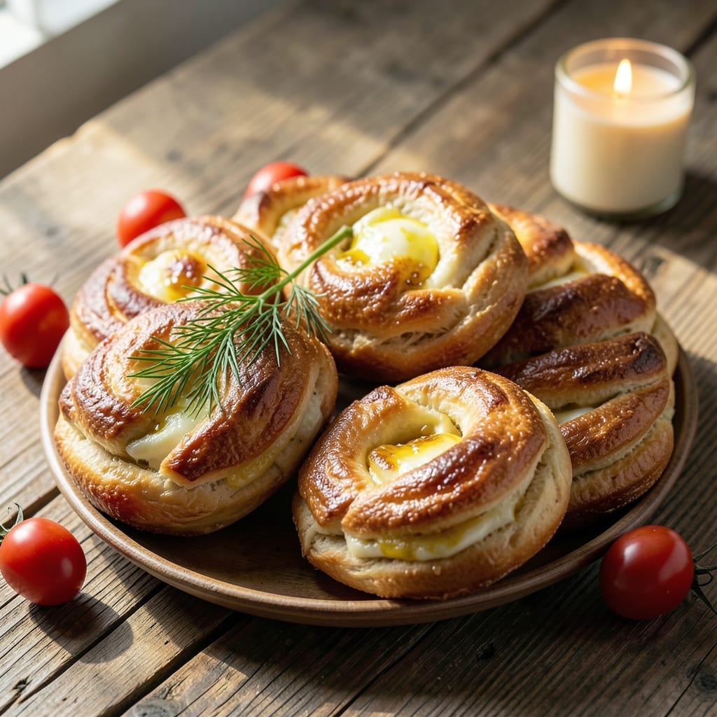 Egg and Cheese Kolache Recipe: Flaky Czech Pastries With Gooey Melts