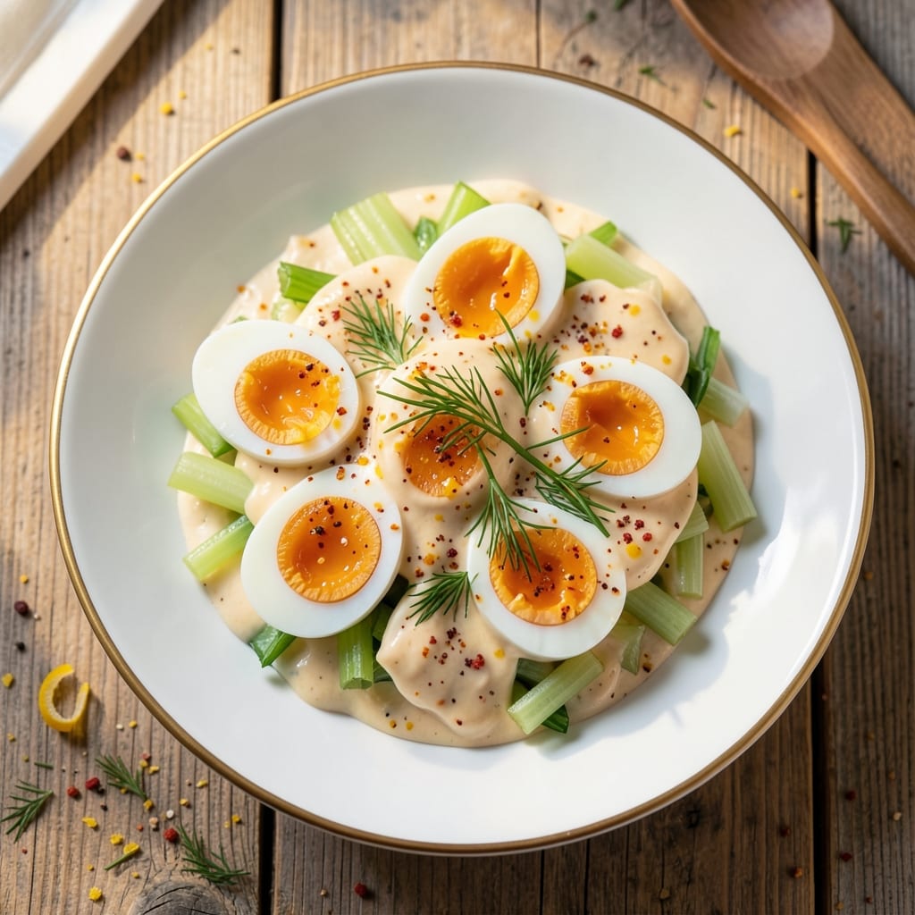 Dairy Free Egg Salad Recipe: Crunchy Celery and Herb-Packed Bites Without Mayo
