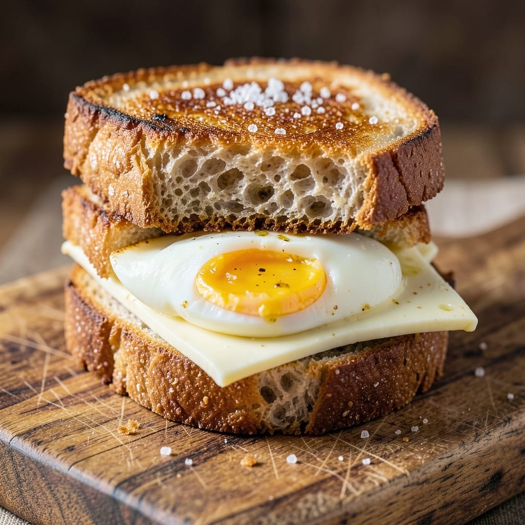 Boiled Eggs and Cheese Sandwich Recipe: Crispy Toasted Comfort in 5 Minutes