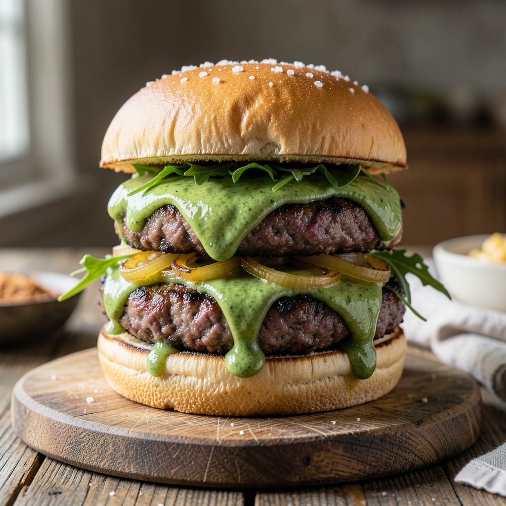 Big Green Egg Burger Recipe: Smoky Grill Magic with Juicy Centers