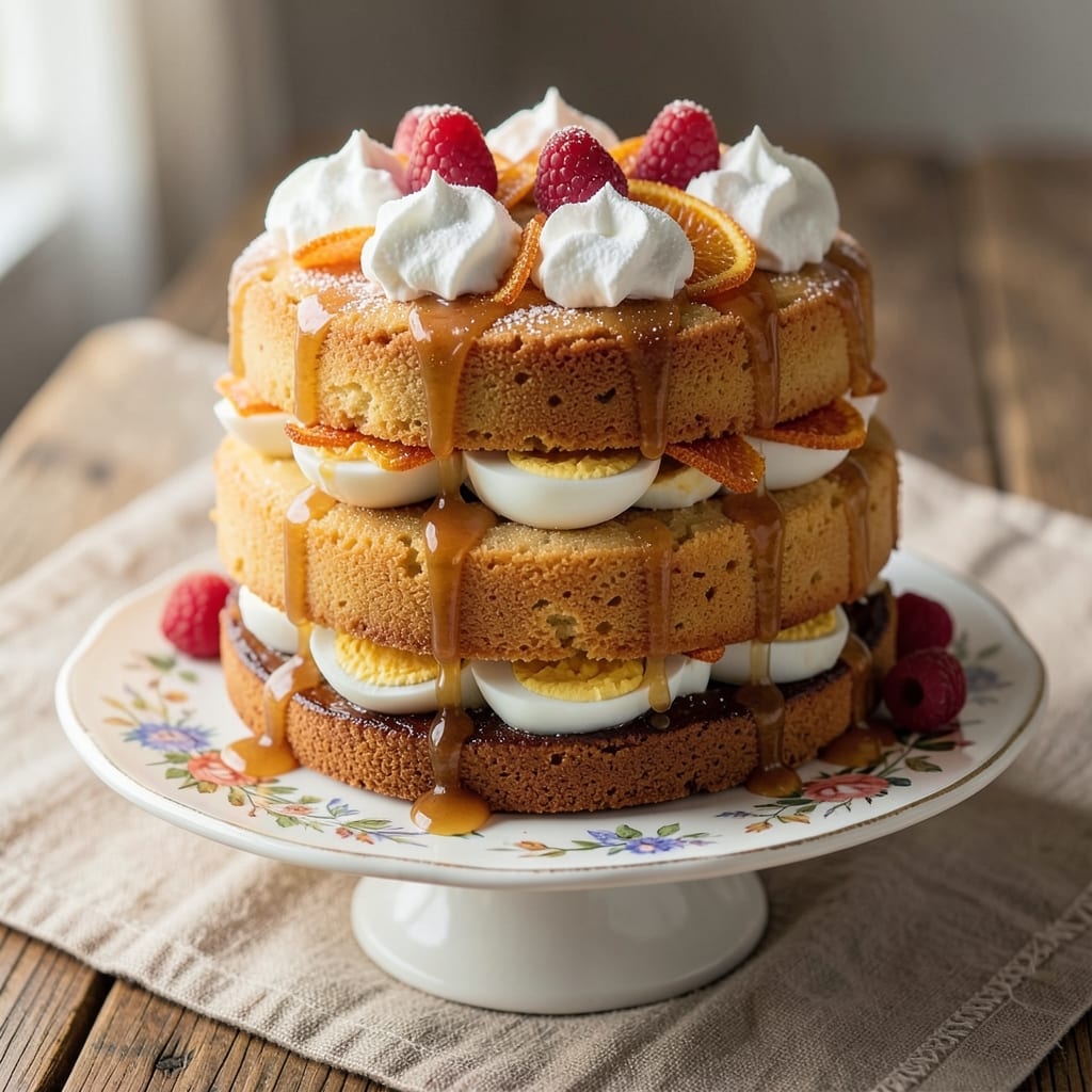 Boiled Egg Cake Recipe: Crispy Top, Silky Yolk Hearts in One Bake