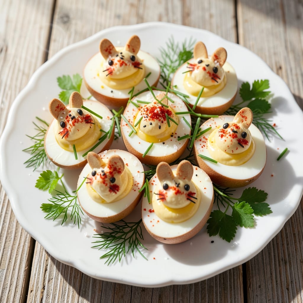 Bunny Deviled Eggs Recipe: Whimsical Herb Packed Bites for Easter Fun