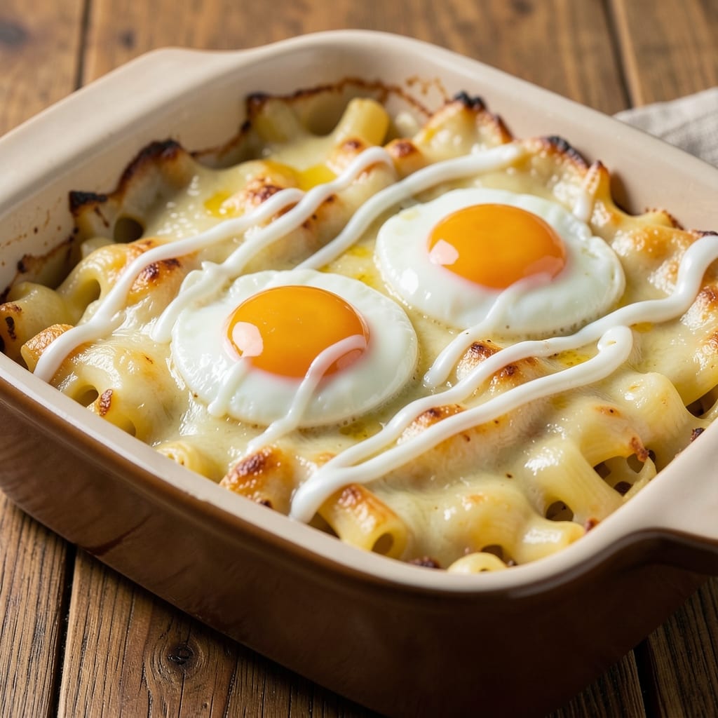 Baked Mac and Cheese With Egg and Milk Recipe: Fluffy Egg-Infused Comfort in One Bowl