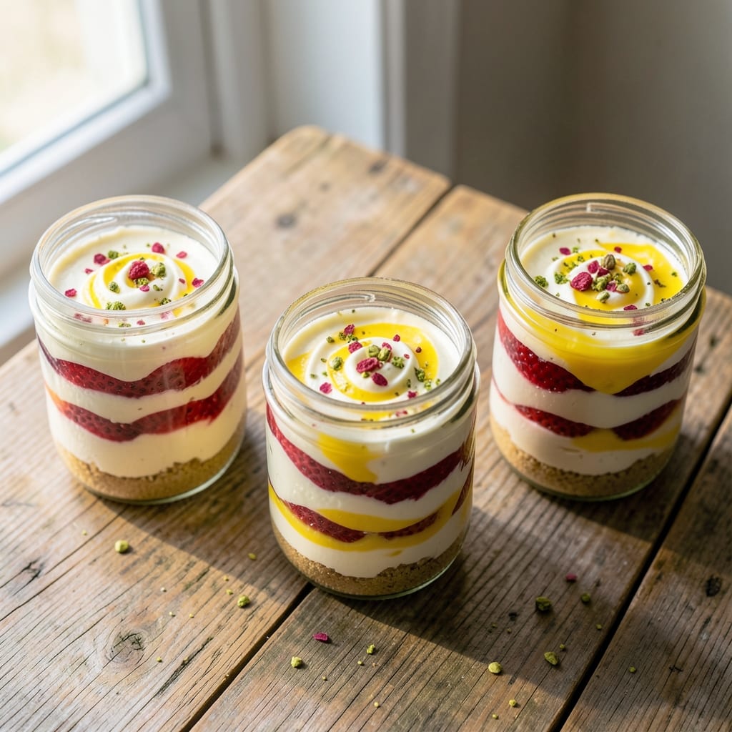 Easter Egg Cheesecake Jars Recipe: Mini Desserts With Creamy Layers and Hidden Surprises