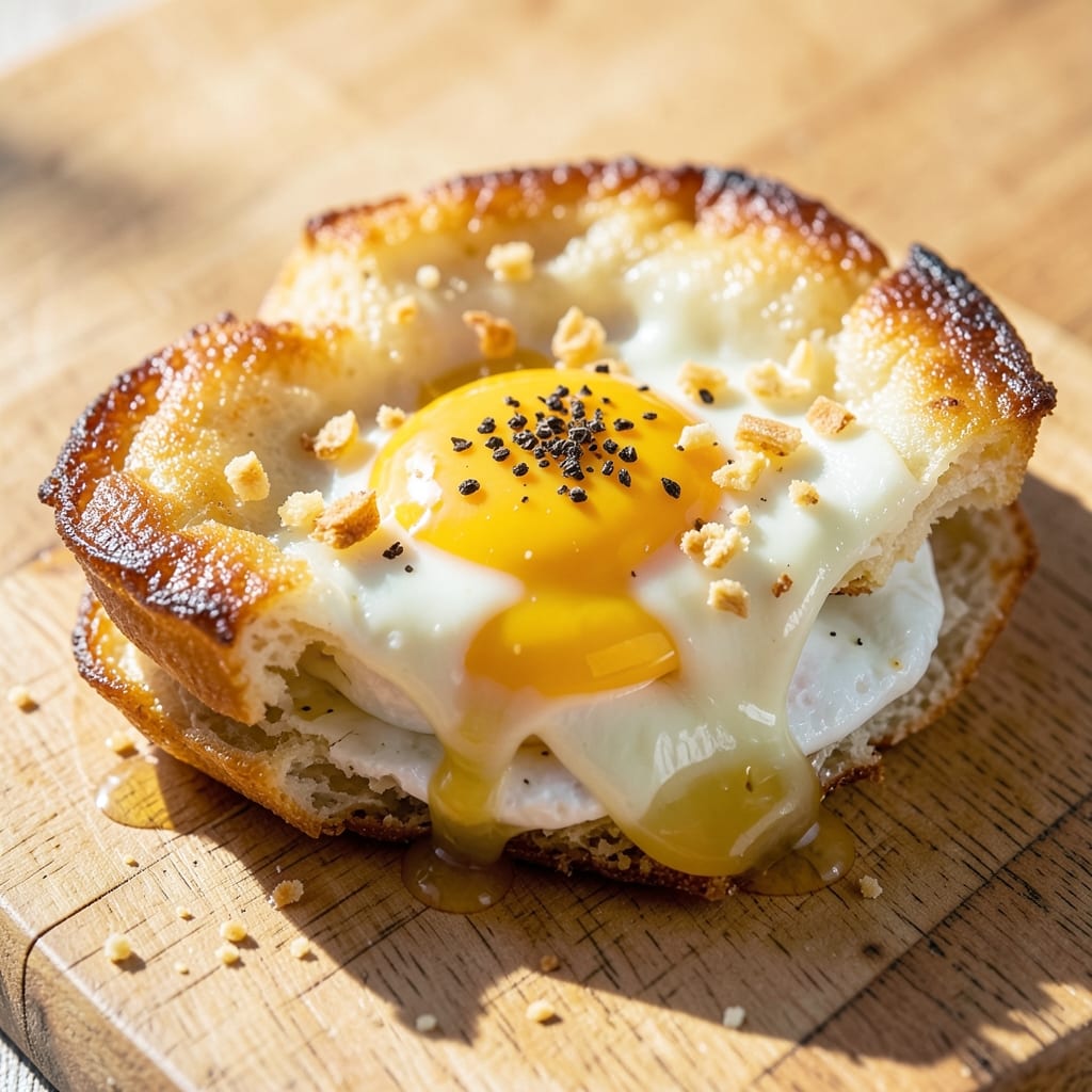 Egg Arepa Recipe: Crispy Corn Cups With Runny Yolk Magic