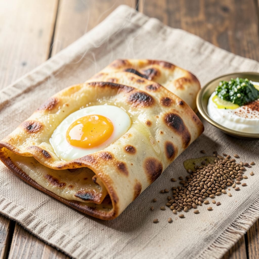 Boiled Egg Paratha Recipe: Flaky Layers With Spiced Egg Surprise
