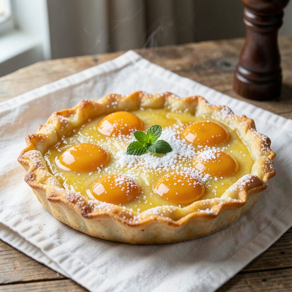 Baked Egg Tarts Recipe: Flaky Wonton Crust Meets Silky Yolk Magic