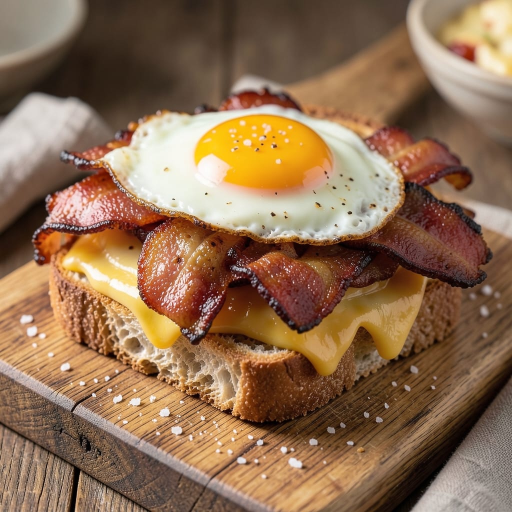 Bacon Gouda Egg Sandwiches Recipe: Crispy-Edged Comfort With Melty Cheese Layers