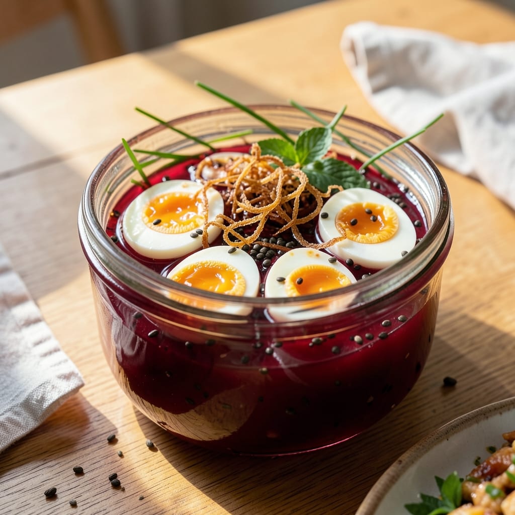B&B Pickled Eggs Recipe: Crunchy Crust Meets Tangy Yolk Surprise