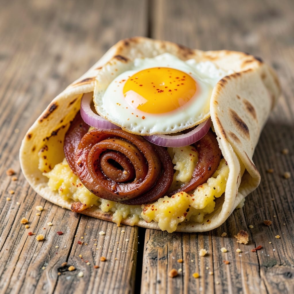Chorizo Egg and Potato Burrito Recipe: Smoky Spice-Packed One-Pan Wrap