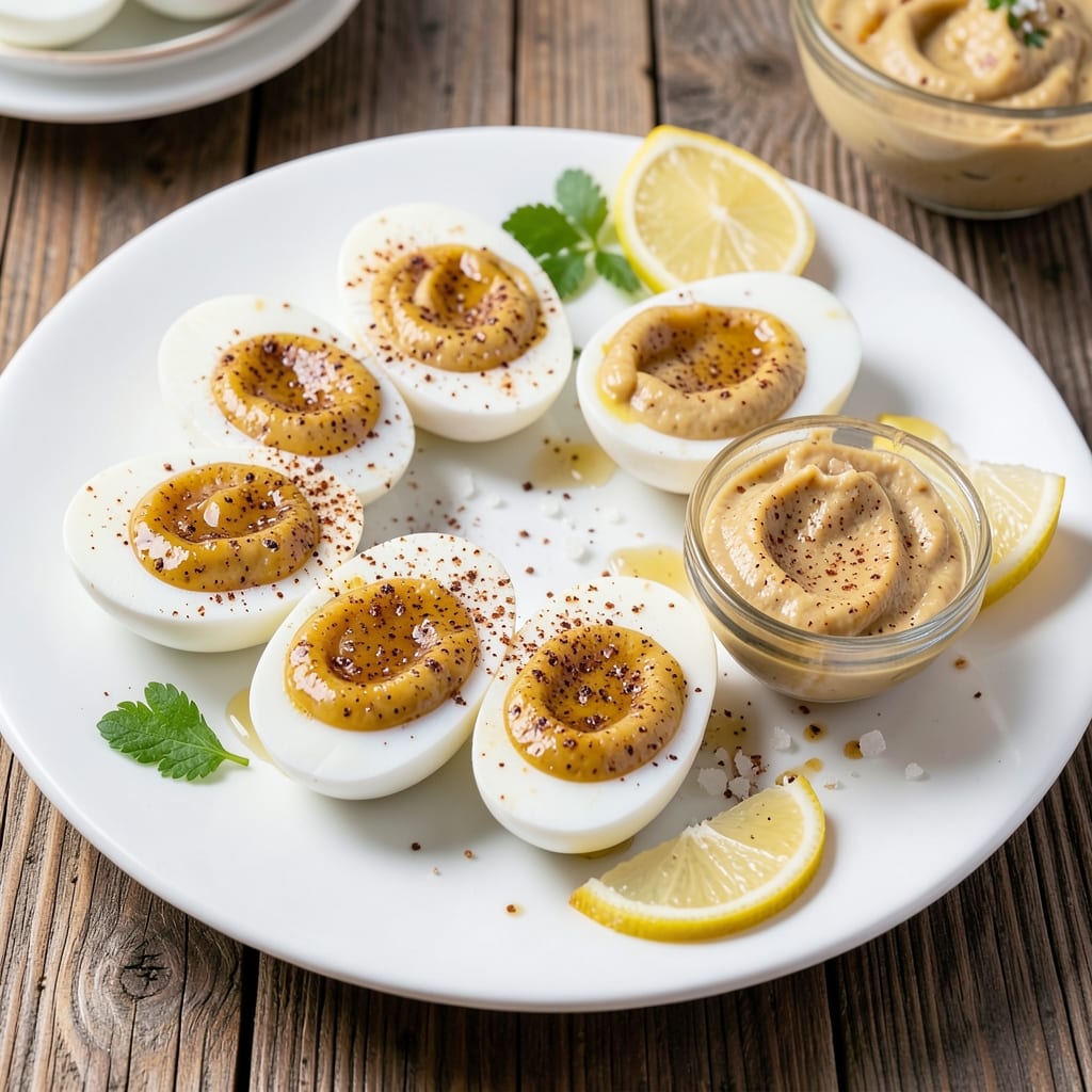 Deviled Eggs Recipe With Vinegar and Mustard: Zesty Tang and Crispy Texture Twist
