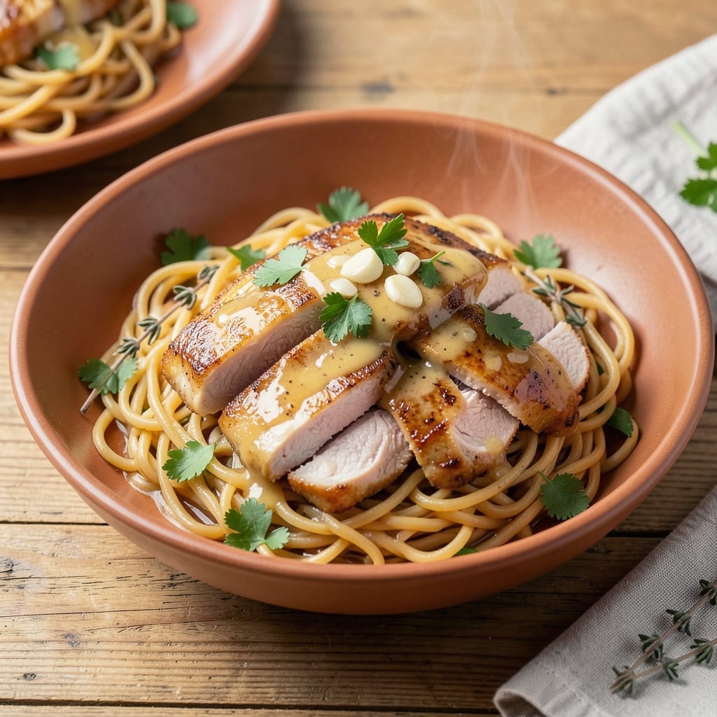 Chicken and Reames Egg Noodles Recipe: One-Pan Creamy Comfort with Crispy Noodle Bites