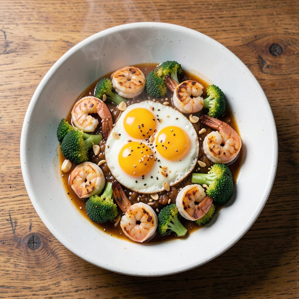 Cauliflower Shrimp Stir-Fry Eggs Recipe: One-Pan Protein-Packed Breakfast