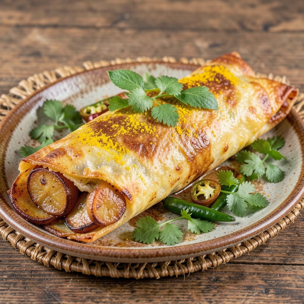 Bengali Egg Rolls Recipe: Spiced Potato and Herb-Stuffed Crunch