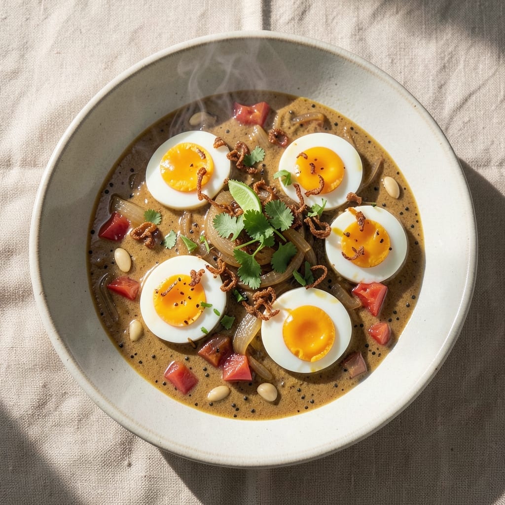 Delicious Egg Curry Recipe: Spiced Coconut Cream Velvety in 30 Minutes