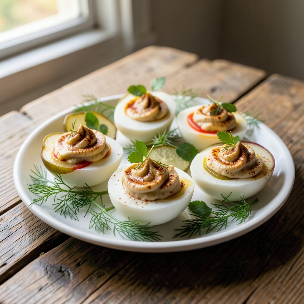 Deviled Egg Pickle Boat Recipe: Crunchy Pickle Cups with Creamy Yolk Filling