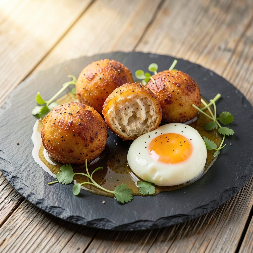 Cassava Egg Balls Recipe: Crispy Wonton Crunch with Silky Scrambled Hearts