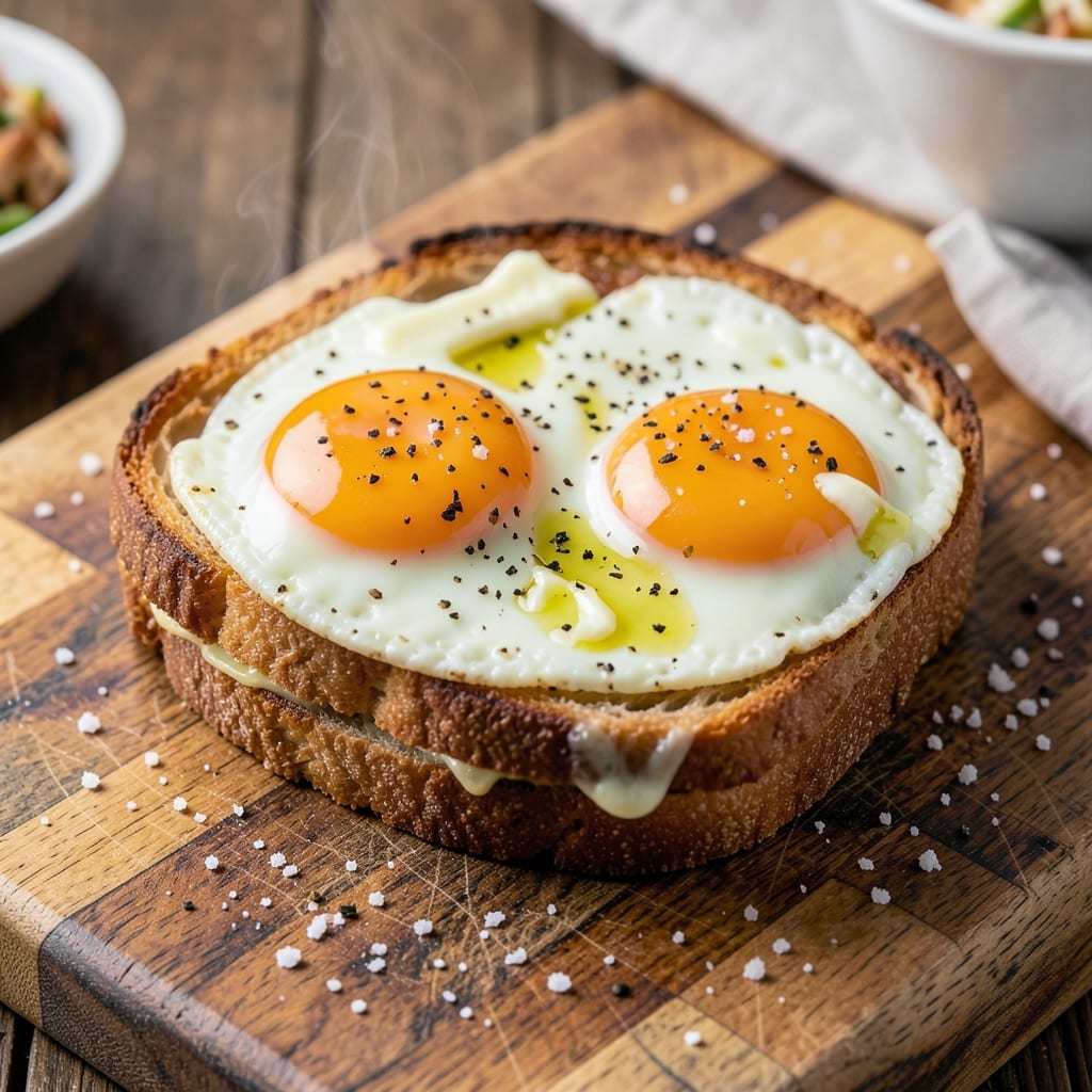 Classic Egg Sandwich Recipe: Fluffy Toasted Bites With Runny Yolk Surprise