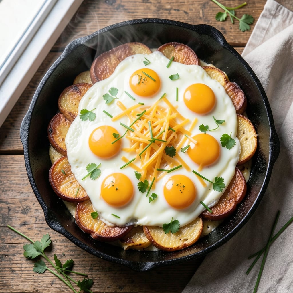 Dutch Oven Egg Bake Recipe: Crispy Herb Crust With Fluffy Egg Centers
