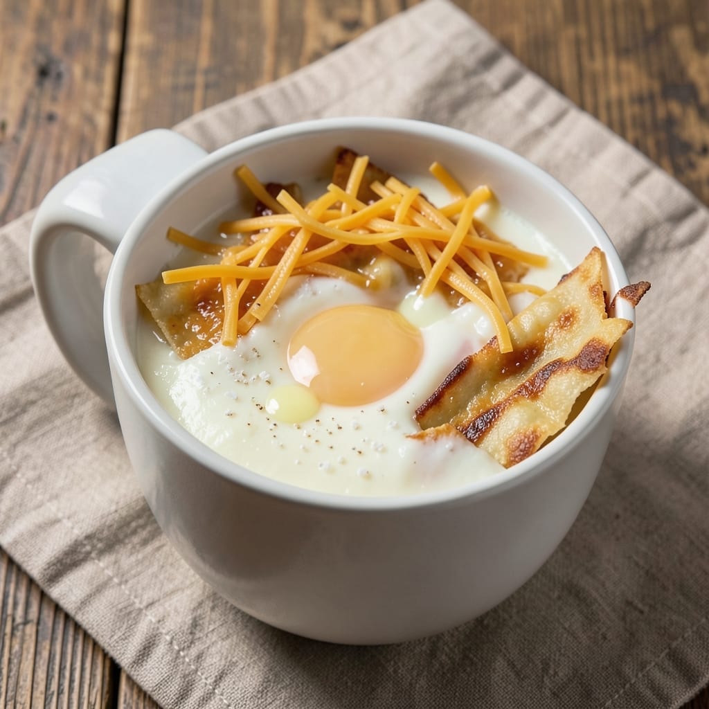Egg Beaters Mug Recipe: Crispy Wonton Crunch Meets Silky Scramble