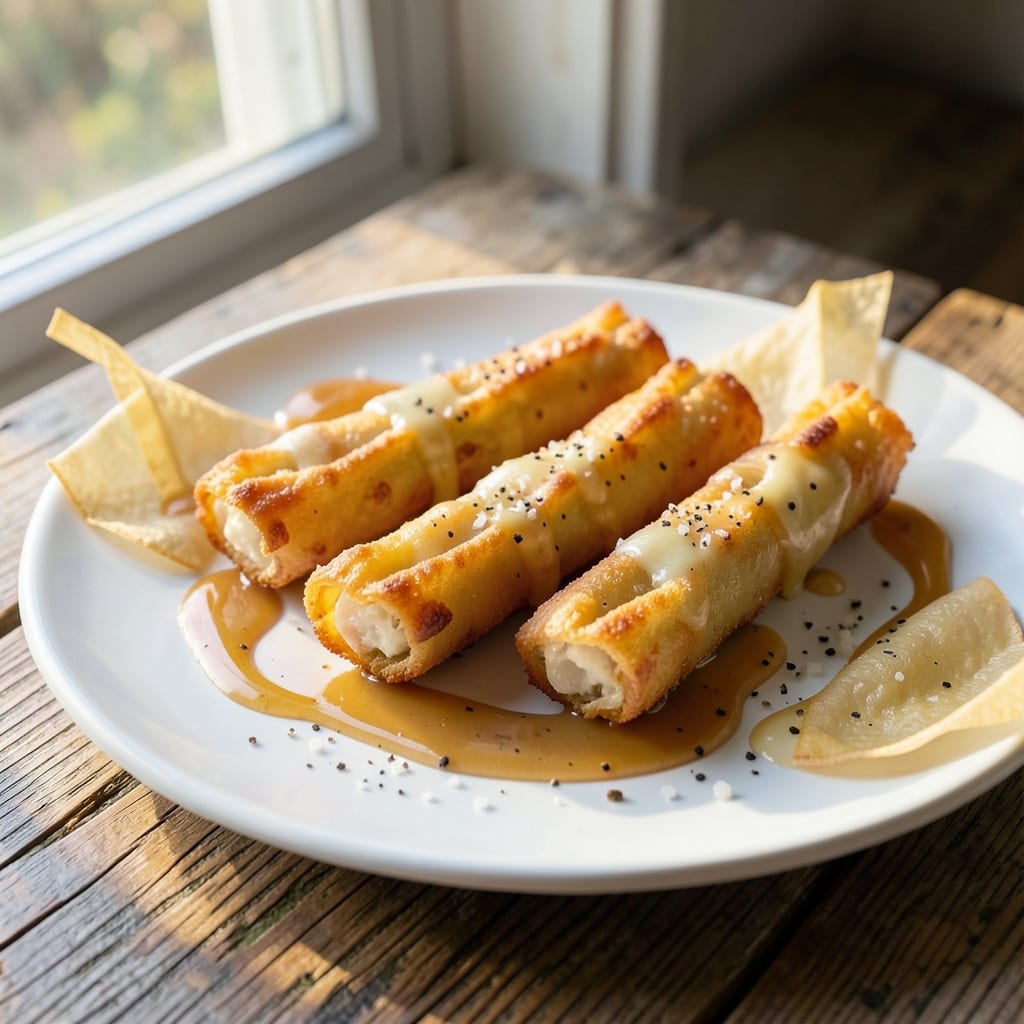 Crunchy Egg Fingers Recipe: Golden Wonton Crunch With Runny Yolk Magic