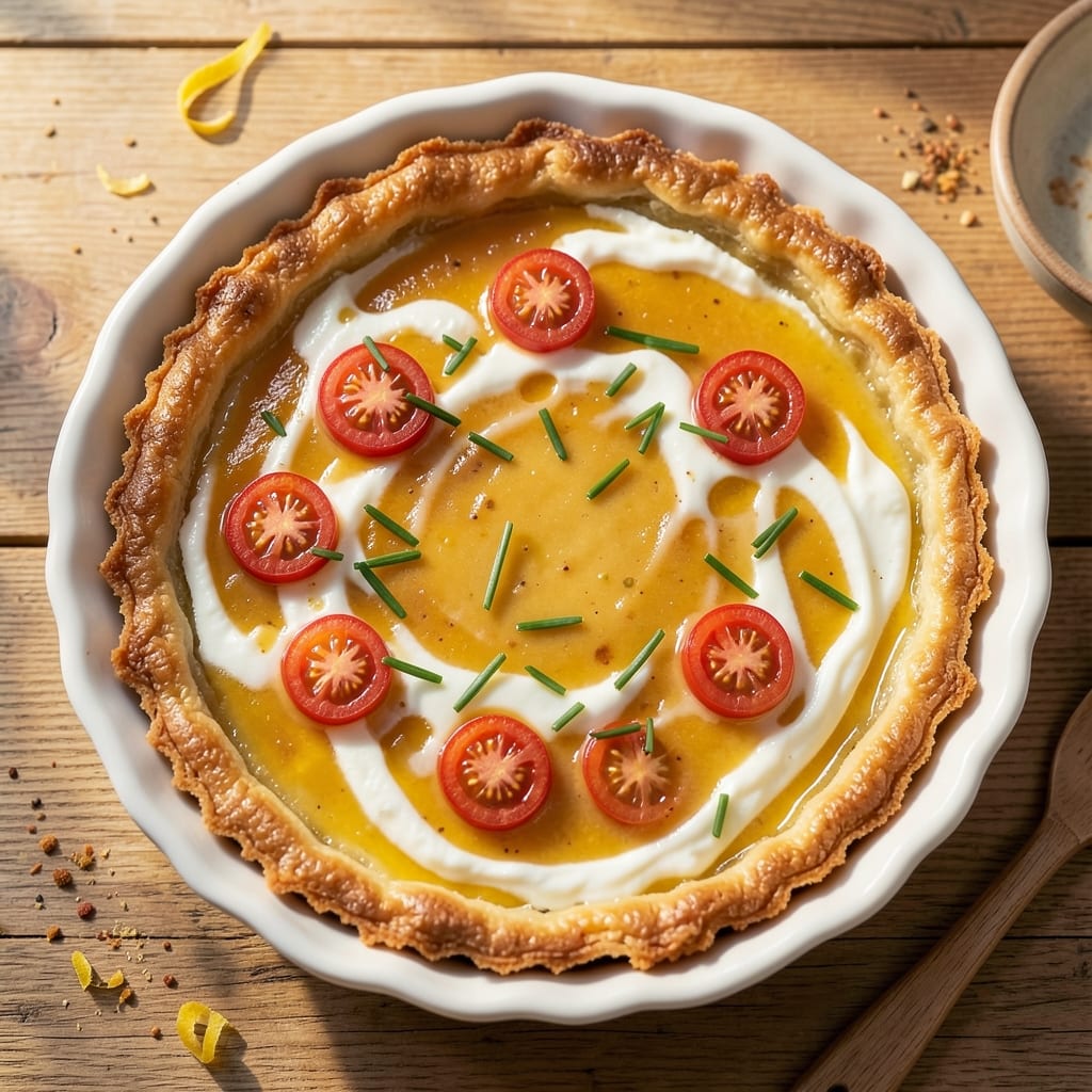 Egg And Milk Quiche Recipe: Flaky Crust with Golden Egg Magic
