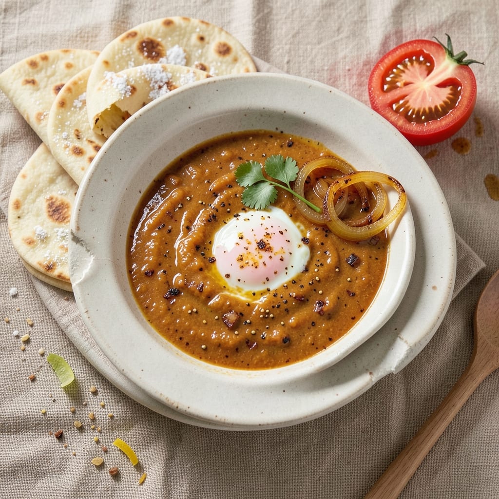 Chapathi Egg Curry Recipe: Spiced Flatbread Hugs Runny Yolk Magic