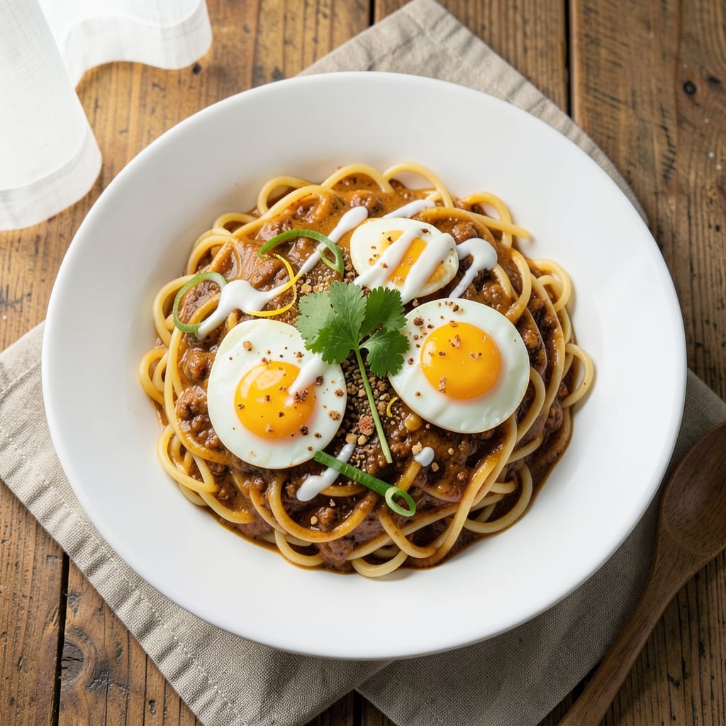 Curry Egg Noodles Recipe: Fragrant Coconut Turmeric Breakfast in 20 Minutes