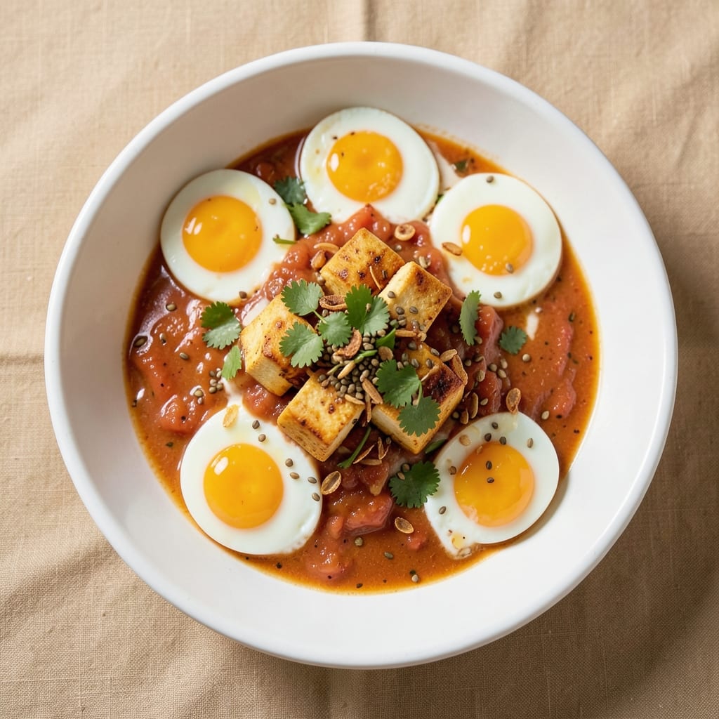 Egg and Paneer Recipe: Spiced Scramble With Melty Cheese Bites