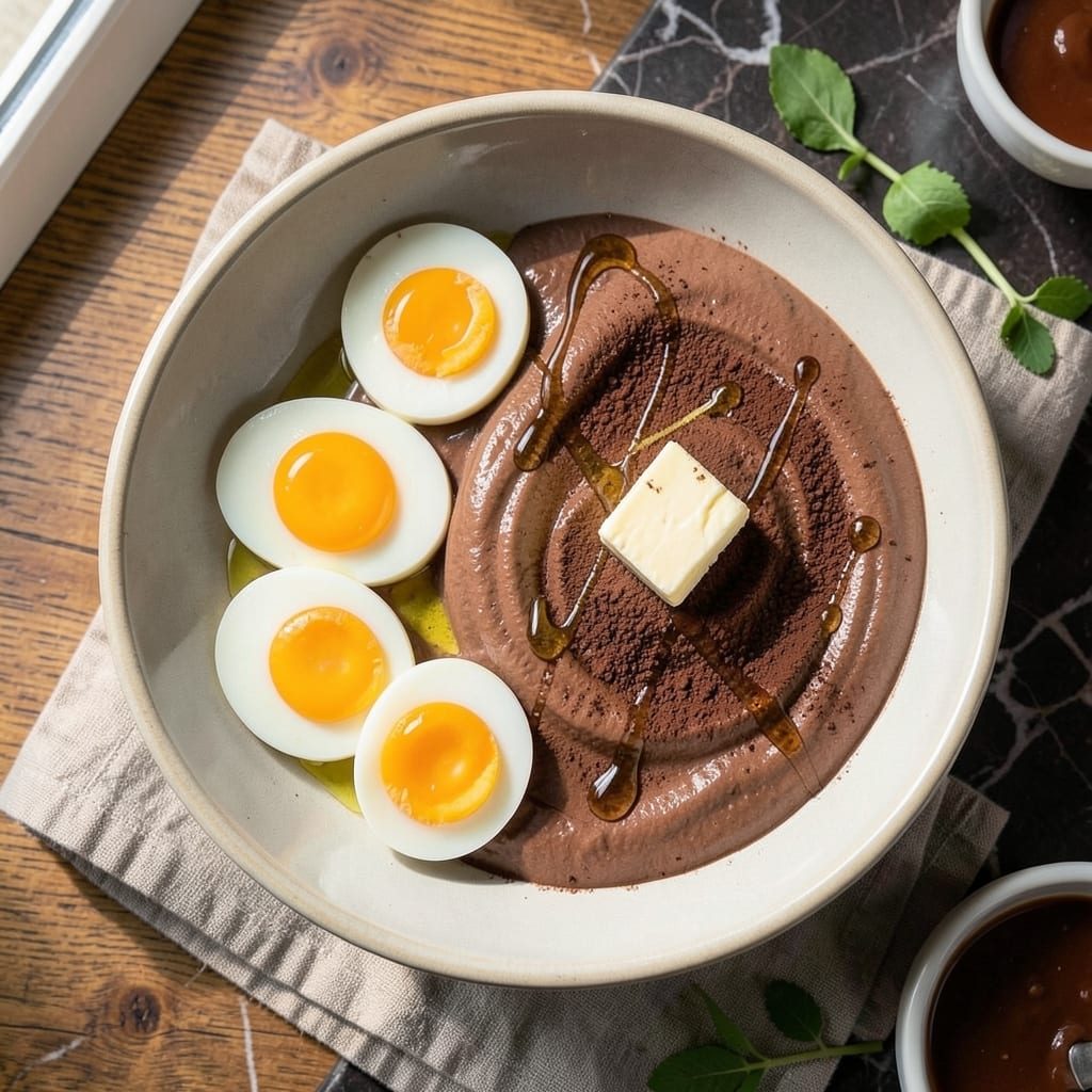 Boiled Eggs and Cocoa Powder Recipe: Rich Chocolate-Dipped Protein Bites