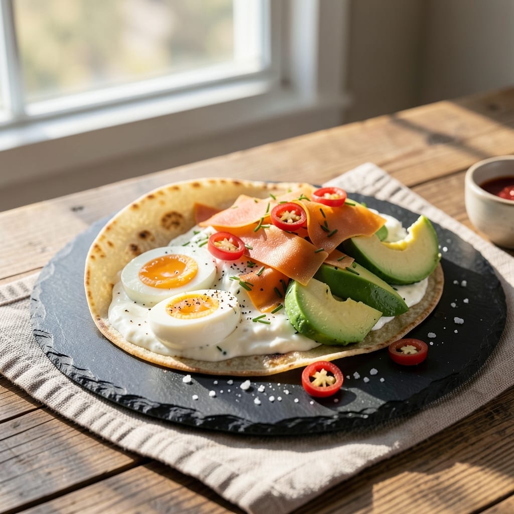 Boiled Egg Wraps Recipe: Crispy Tortilla Hugs Silky Yolk Magic