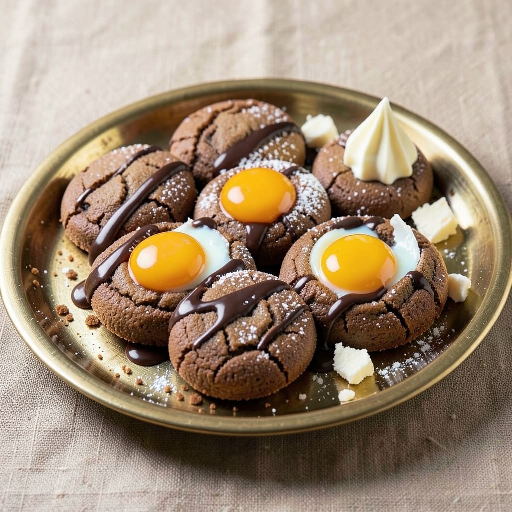Chocolate Mini Egg Cookies Recipe: Decadent Bites With Crispy Shells