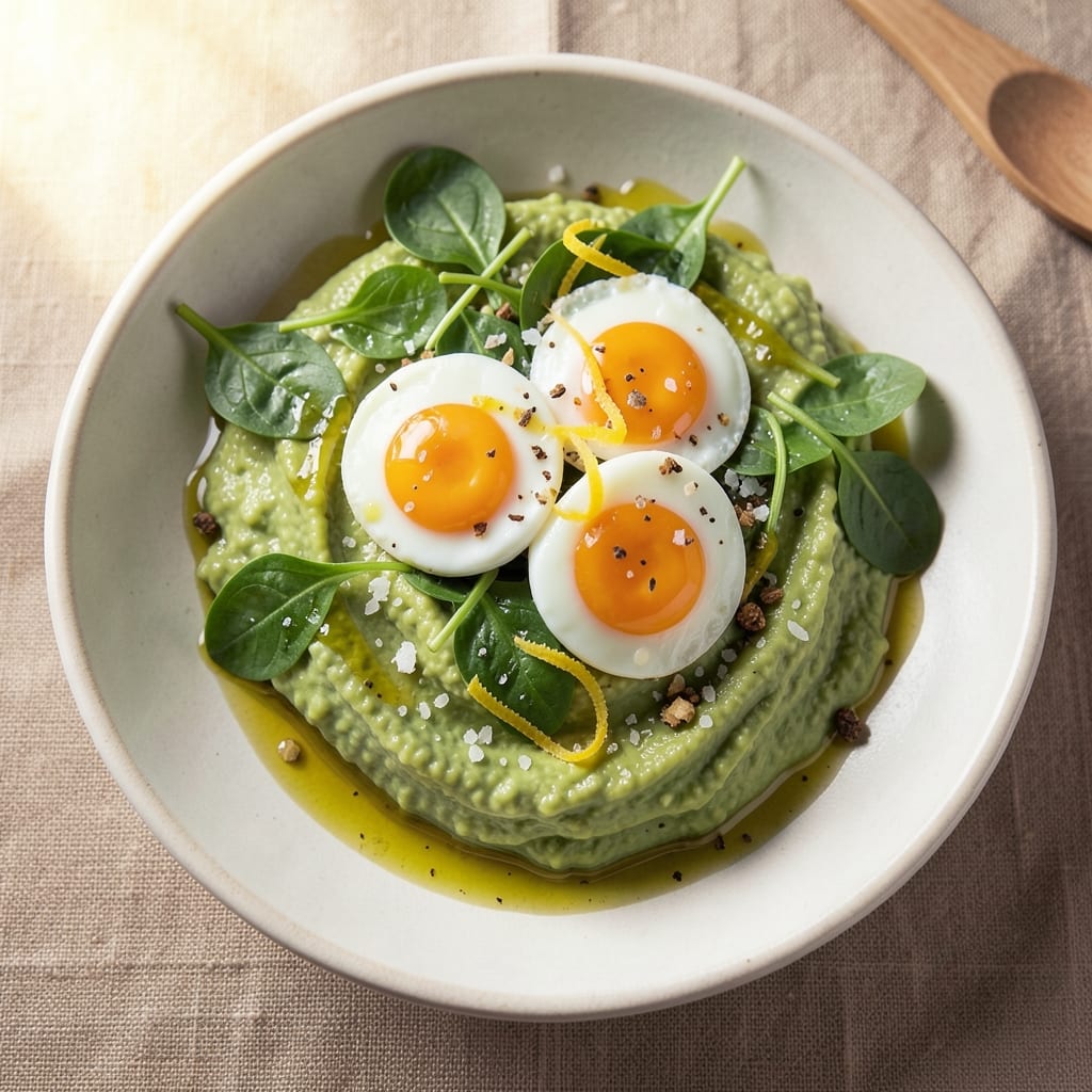 Avocado Egg and Spinach Recipe: Silky Yolk, Creamy Avocado, and Fresh Greens