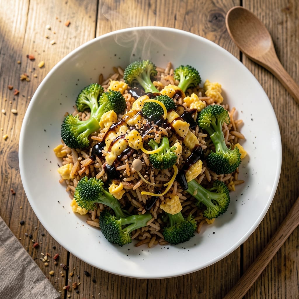 Broccoli Egg Fried Rice Recipe: Crispy Veggie Bites With Silky Egg Centers