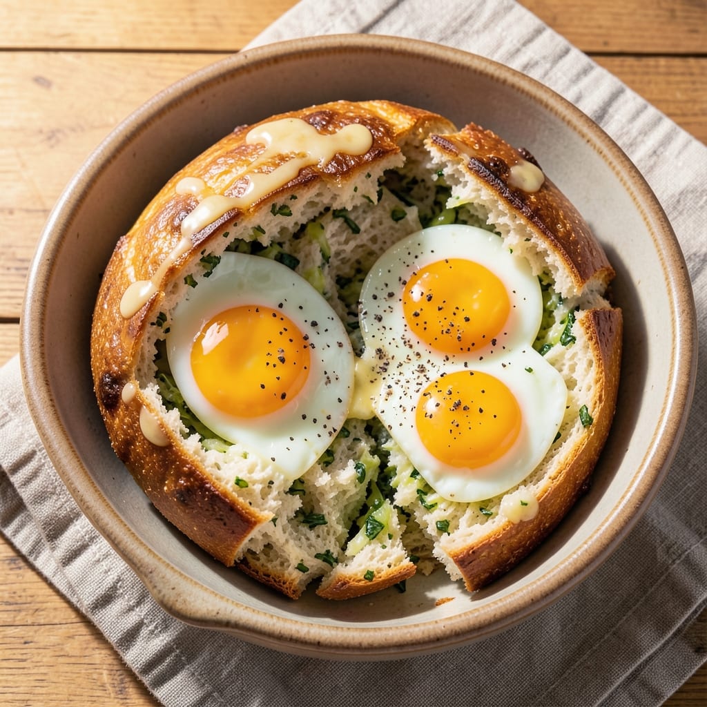 Cabbage Egg Bread Recipe: Flaky Layers With Golden Egg-Packed Crusts