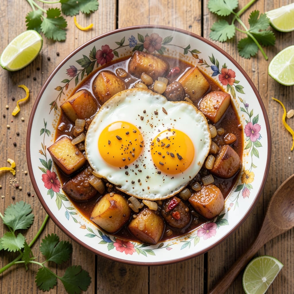 Egg And Aloo Curry Recipe Trinidad: Spiced Potato and Egg Stew With Caribbean Heat