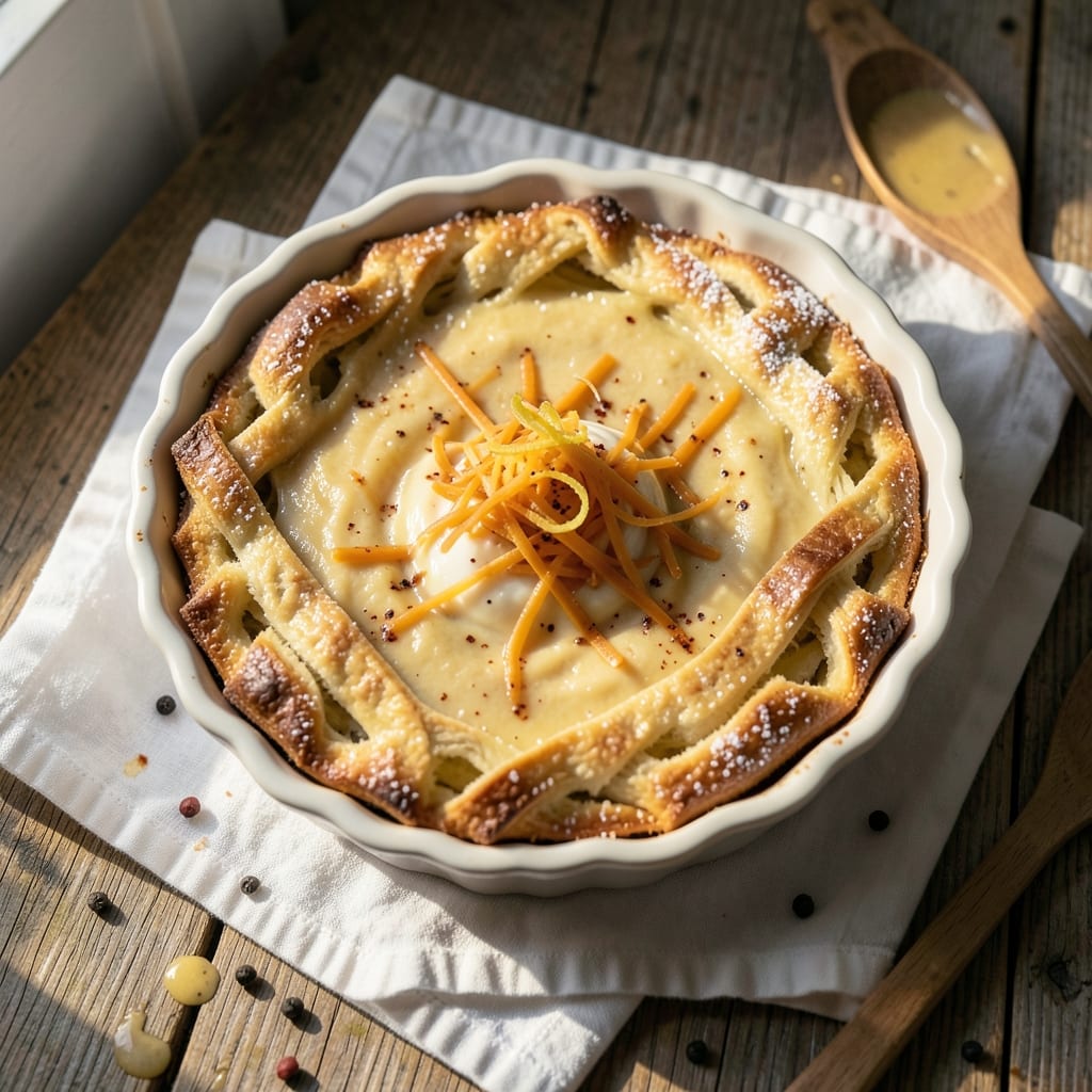 Cheese Egg Tarts Recipe: Flaky Crust Hugs Silky Egg Centers