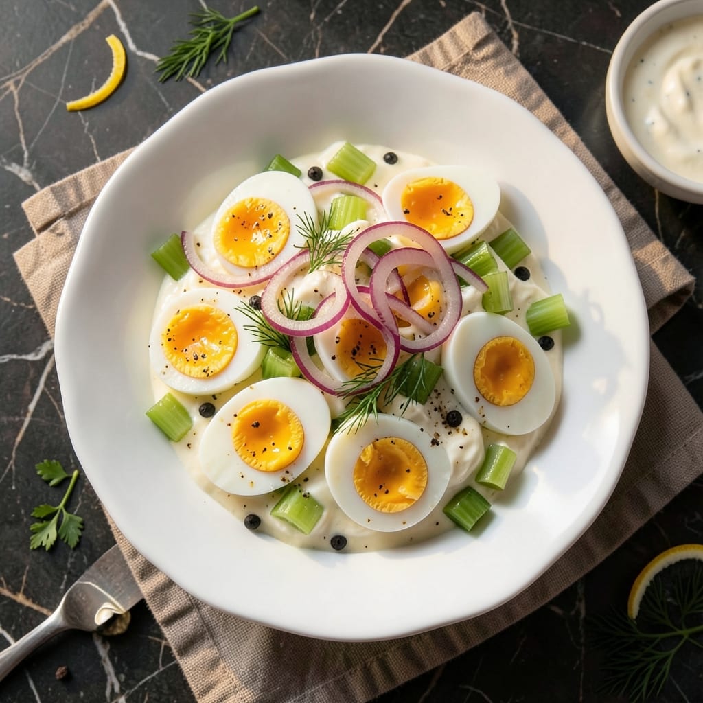 Best Tasting Egg Salad Recipe: Creamy Yet Crunchy With Perfect Yolk Texture