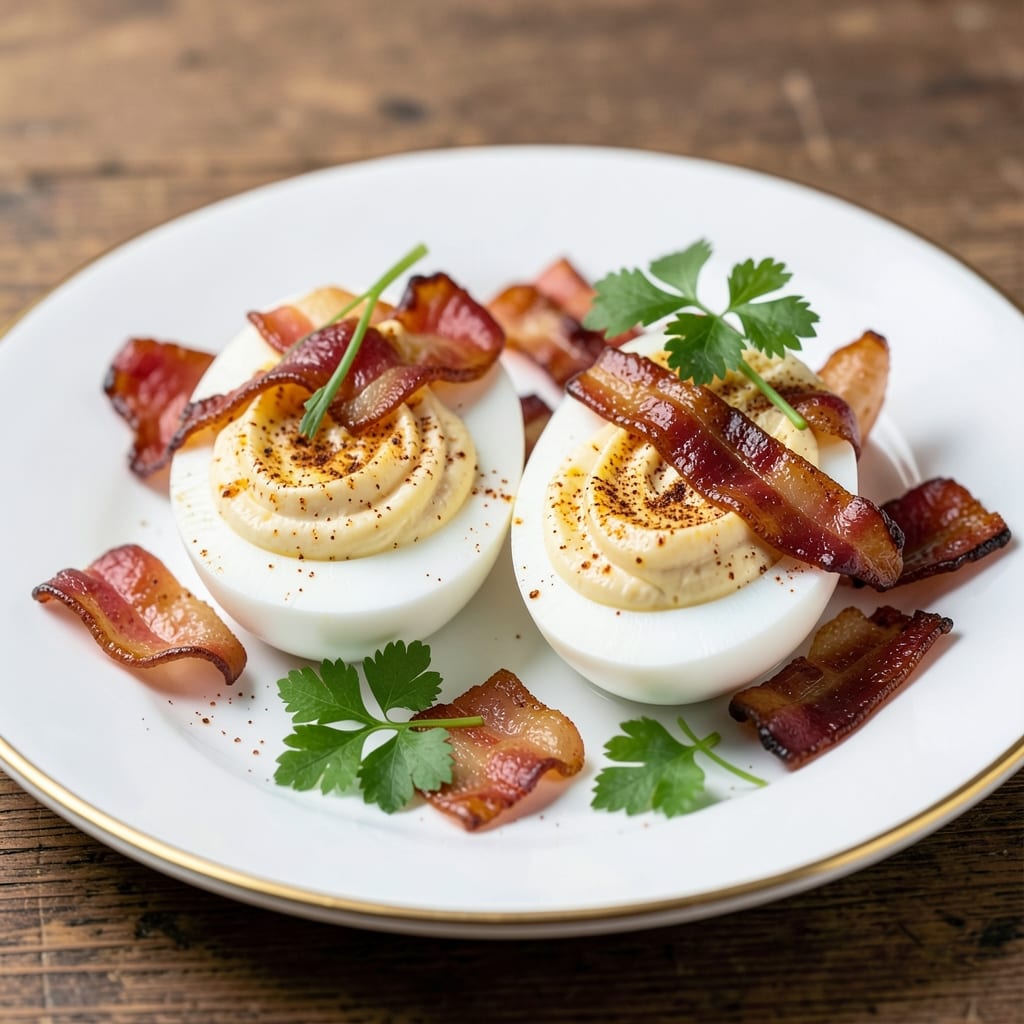 Devilled Egg Recipe with Bacon: Smoky Crisp Bacon Crust and Creamy Yolk Magic