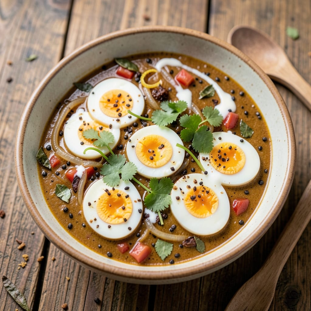Chettinad Egg Curry Recipe: Fiery Coconut and Curry Leaf Symphony