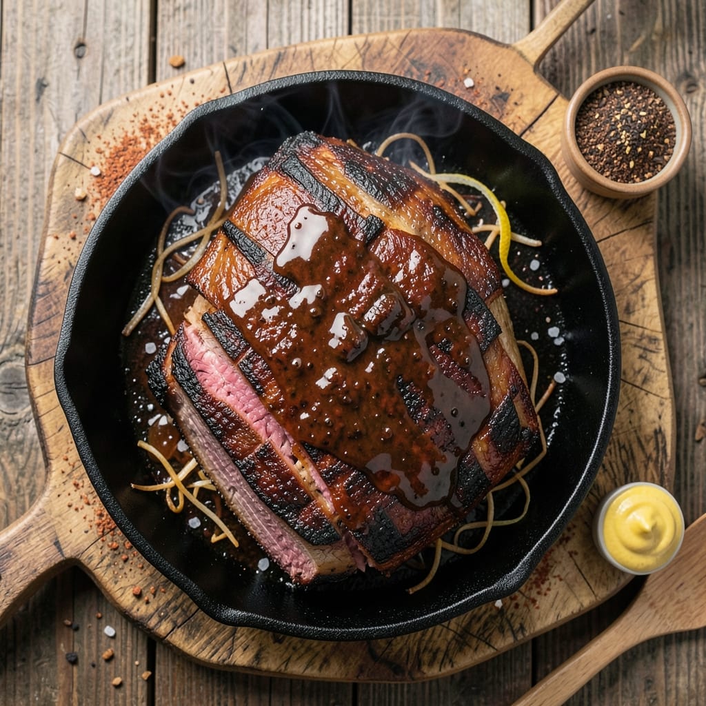 Big Green Egg Brisket Recipe With Coffee: Smoky Coffee-Infused Bark and Juicy Core
