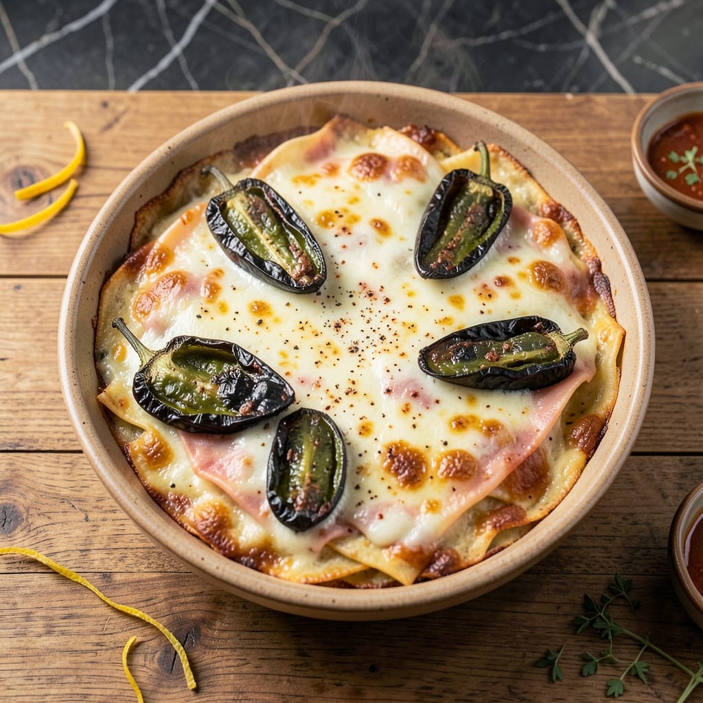 Chili Relleno Egg Casserole Recipe: Crispy Wonton Crust Meets Smoky Poblano Heat