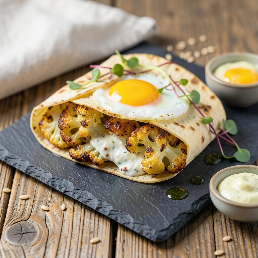 Cauliflower Egg Wraps Recipe: Crispy Tortilla Cups With Silky Scrambled Centers