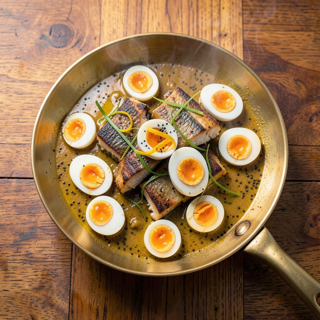 Bengali Fish Egg Curry Recipe: Fragrant Mustard Seed and Poppy Seed Heat