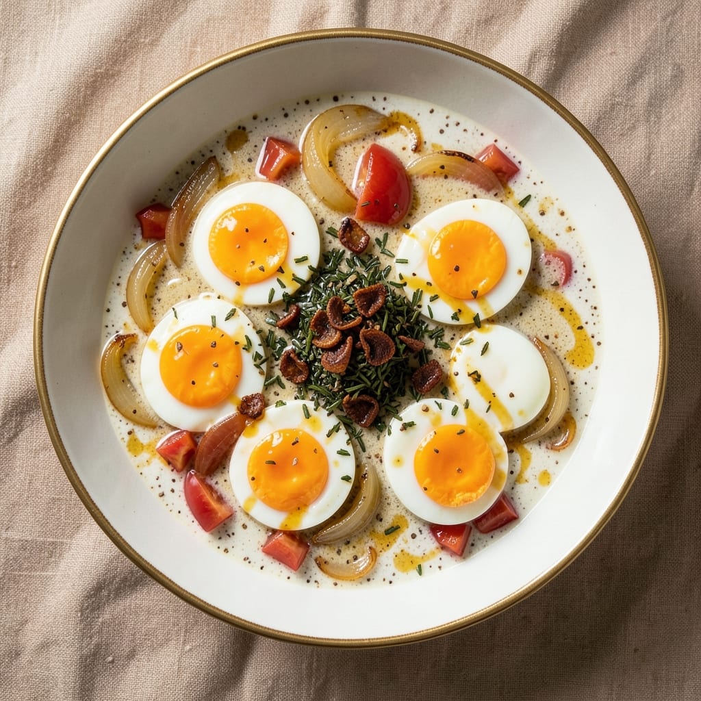 Butter Egg Curry Recipe: Spiced Coconut Cream With Runny Yolk Magic