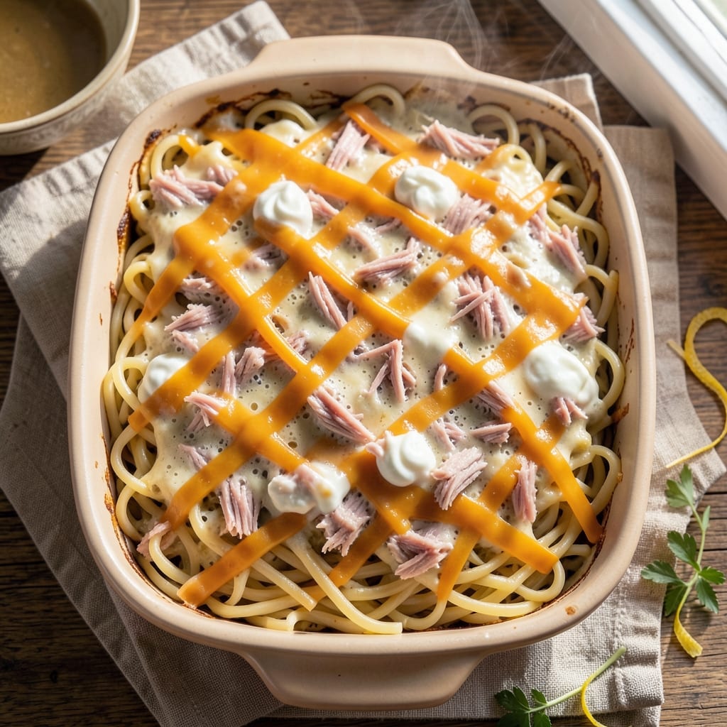 Best Tuna Noodle Casserole Recipe With Egg Noodles: Cheesy Crisp-Top Magic in One Pan