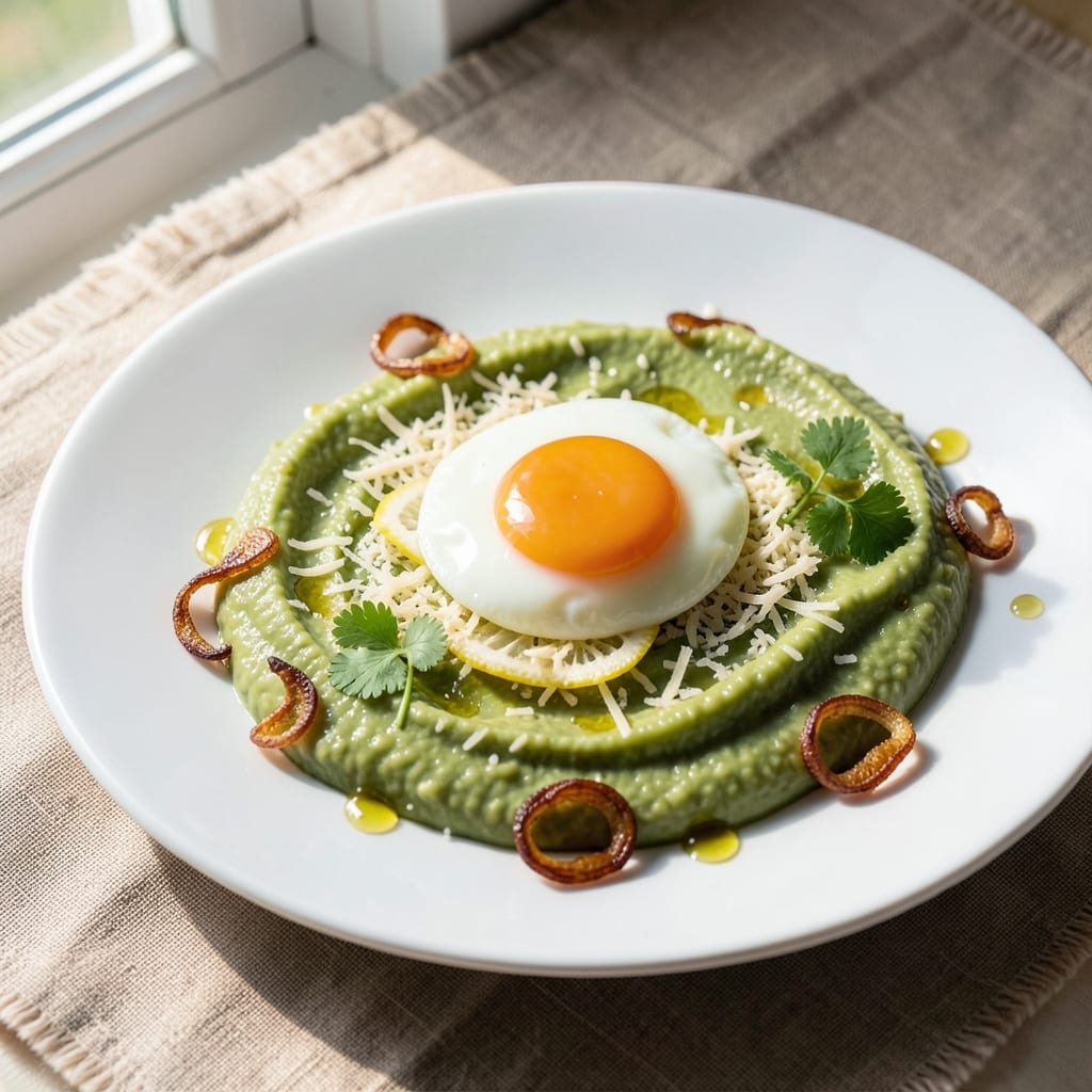 Avocado Parmesan Egg Recipe: Crispy Parmesan Crust with Creamy Avocado Yolk